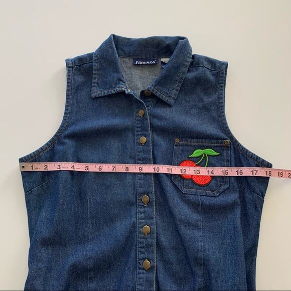 Via Penny Lane Reworked Apparel Life Is Beautiful Music Festival LV Denim Dress - Picture 4 of 7